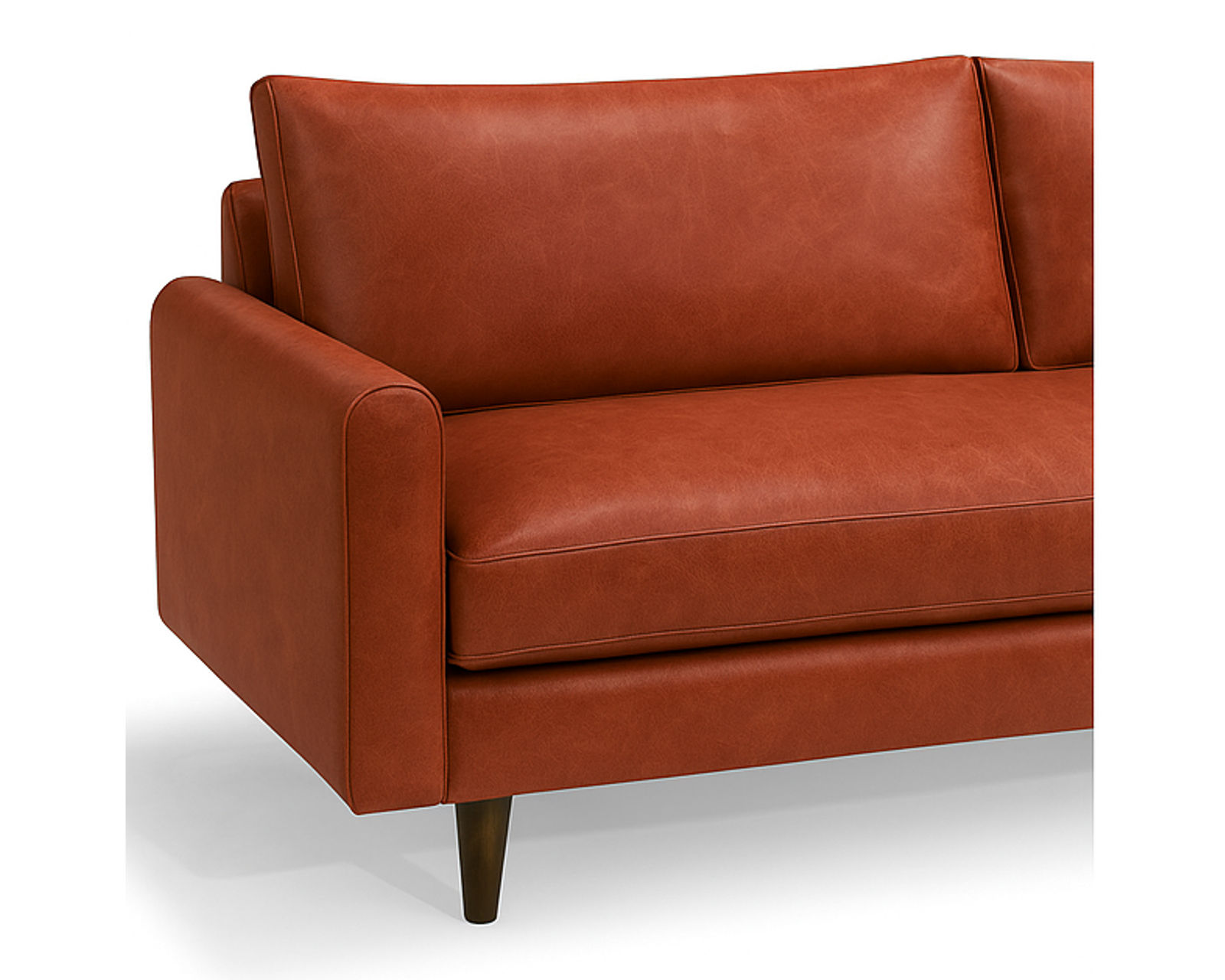 Lexi 77694 Sectional (+100 leathers) - Modern styling
