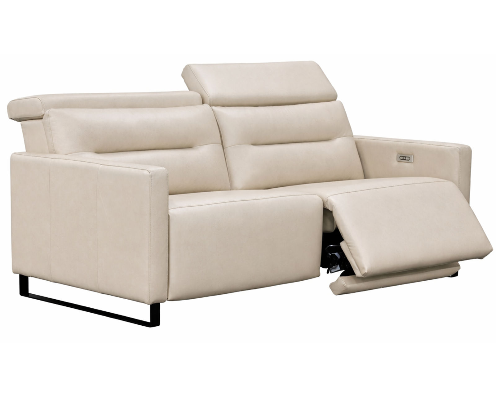 Cleo Dual Power Reclining Sofa — Available in Standard & Wide Cushions, 140+ Leather Options, and 74", 79", or 105" Widths - Endless Custom Options. One Perfect Fit.