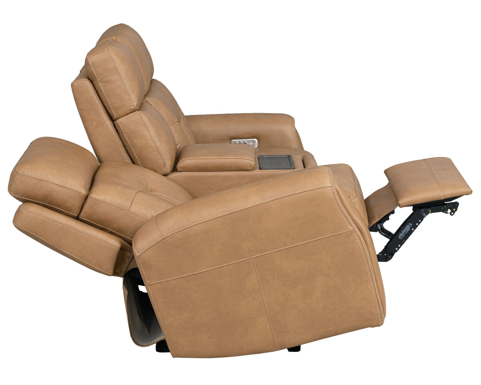 Felix 1536 Leather Zero Gravity Triple Power Reclining Console Loveseat with Heat and Massage (2 colors) in stock - Felix Zero Gravity Triple Power Reclining Console Loveseat