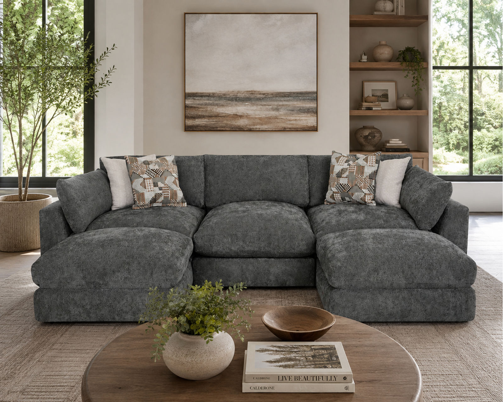 Seurat 965 Modular EXTRA Deep Seated Sectional (Stretch Out. Settle In. Stay Awhile) - Not Just Deep. Dreamscape Deep.