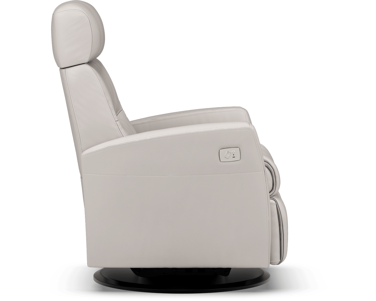 Divani Swivel Glider Relaxer Recliner Cinder (Scandinavian Comfort That Moves With You) IN STOCK - Scandinavian Comfort Without the Premium Price.