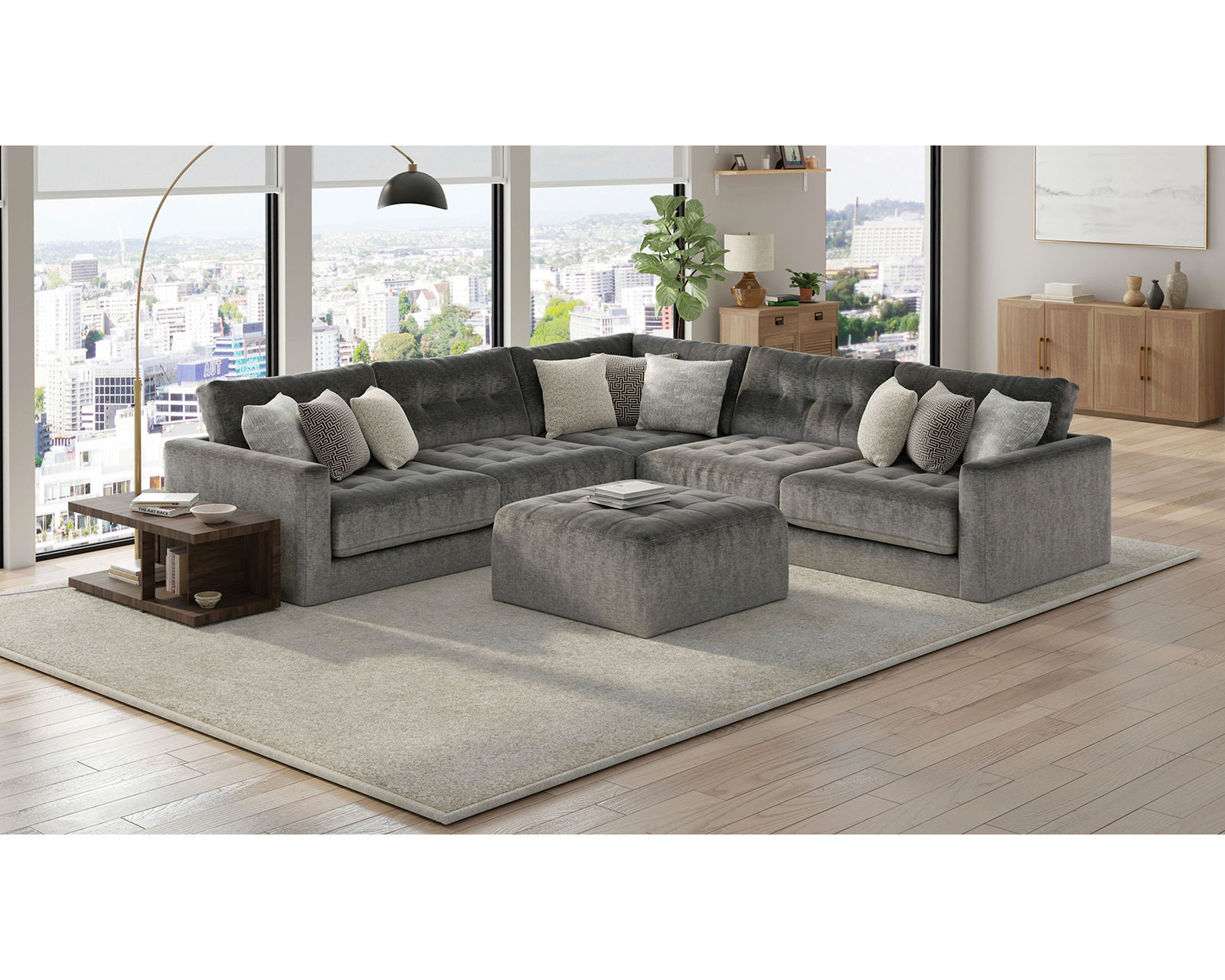 Kimpton 2215 Modular Sectional (includes pillows) - Includes all the Accent Pillows