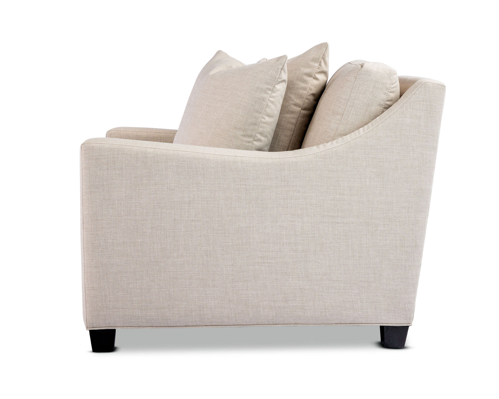 Warner Chair (+100 fabrics) - Warner Chair side view