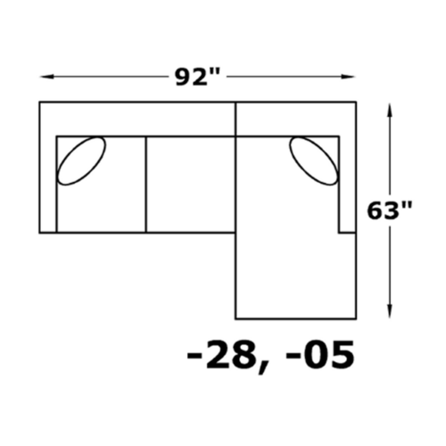 Layout C: 92" x 63"