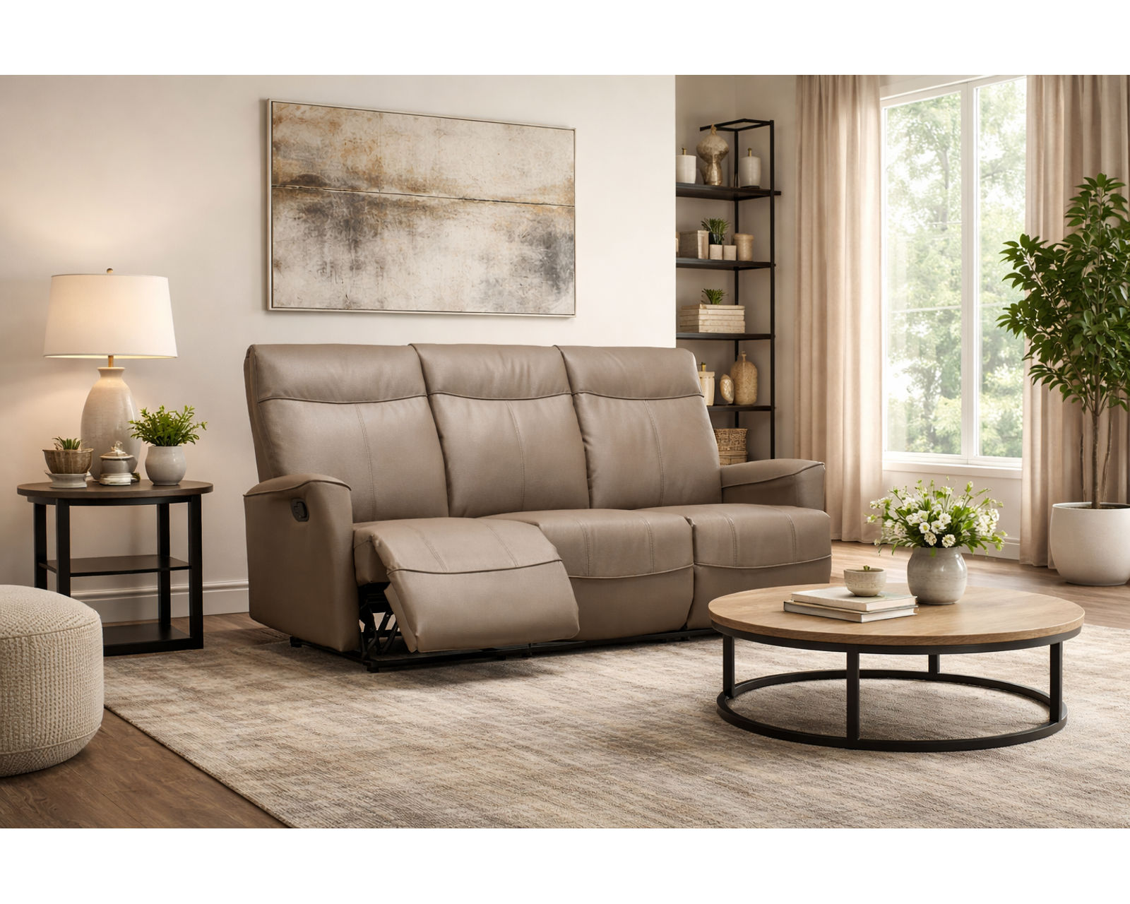 Lance 74" Reclining Sofa (+140 leathers) - Endless Custom Options. One Perfect Fit.