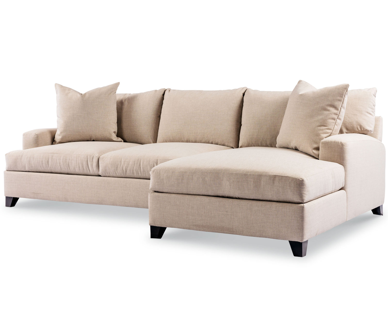 Colt Stationary Sectional (100+ fabrics) Down Cushions - Sectional Layout A