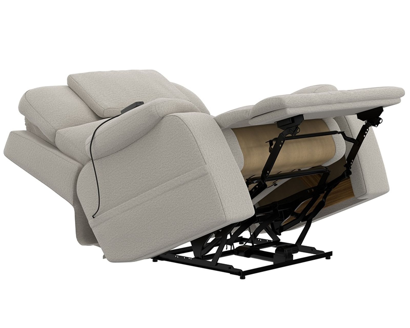 Dreamtime Power Headrest Lay Flat Recliner with CR3 Heat, Massage, Zero Gravity & Nanobionic Performance Fabric (three colors) - Recline. Recharge. Renew.