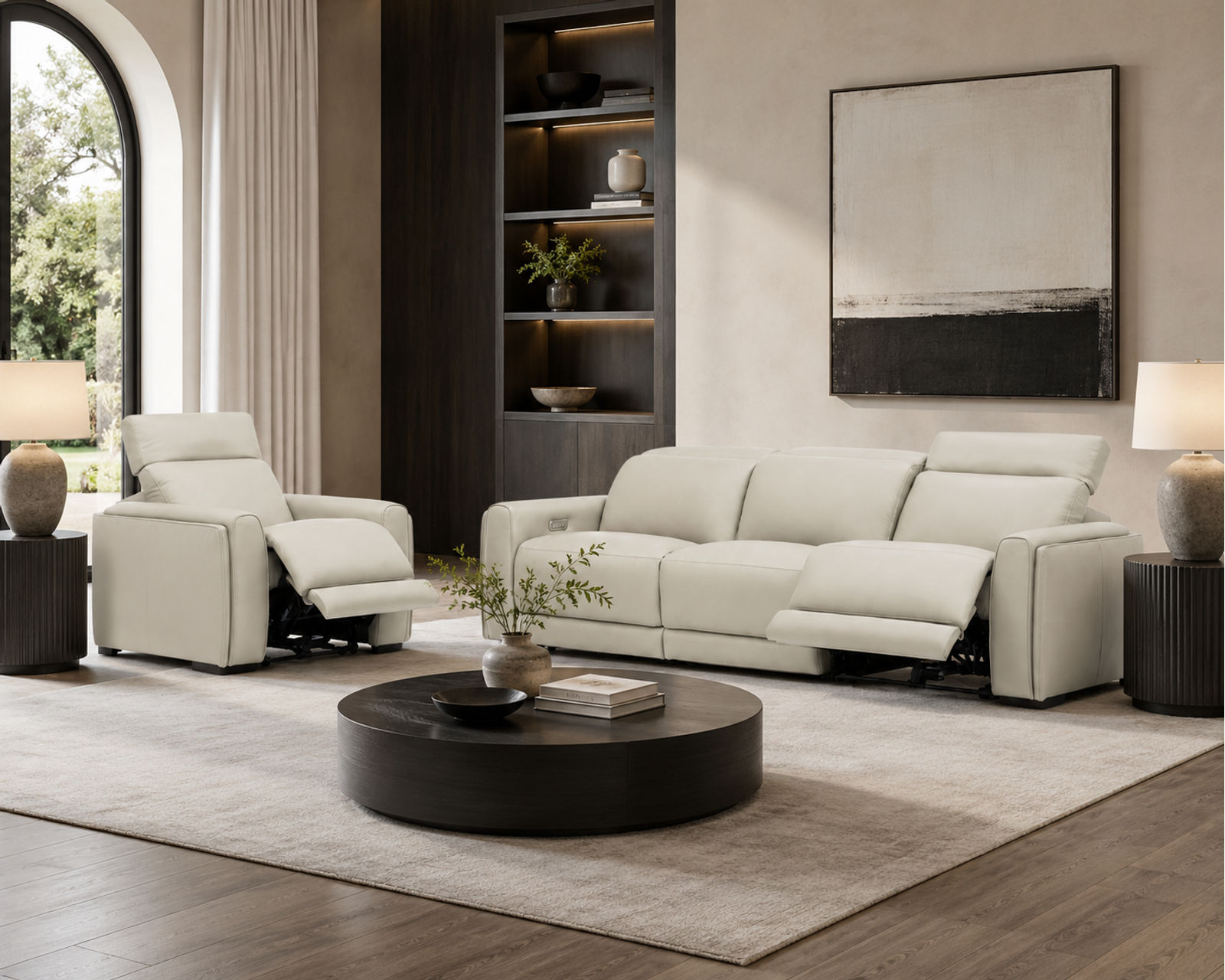 Sola 1646 Power Reclining Sofa (wide seats) 86" or 120" - in stock - Flexsteel — Where Timeless Style Meets Lasting Support.