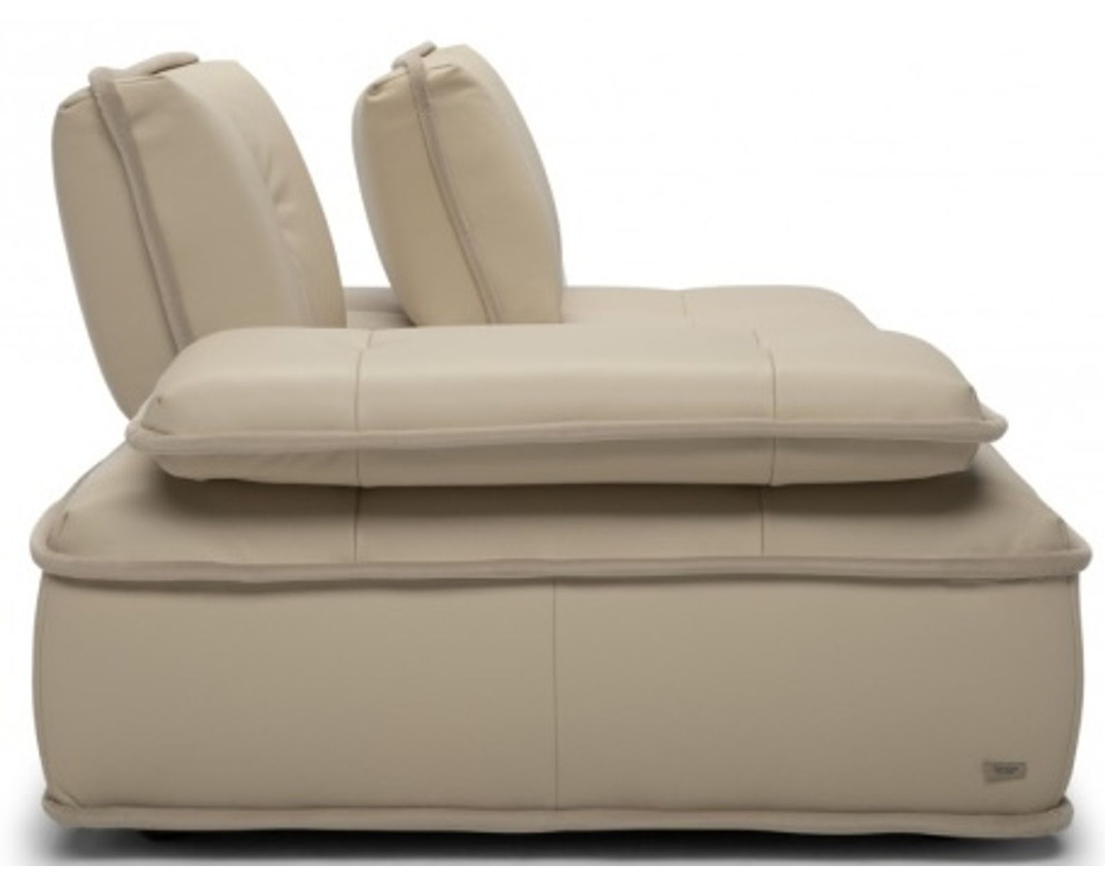 Pixel C294 Sectional (+50 leathers) - Features adjustable seat depth