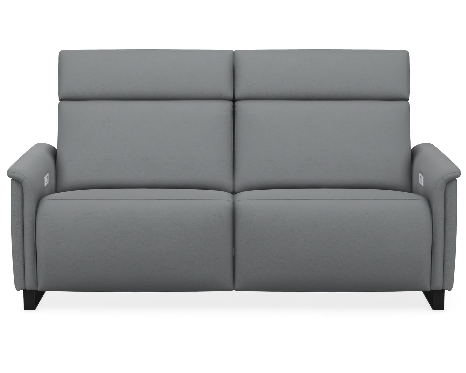 Felix Dual Power Reclining Sofa — Available in Standard & Wide Cushions, 140+ Leather Options, and 76", 80", or 108" Widths