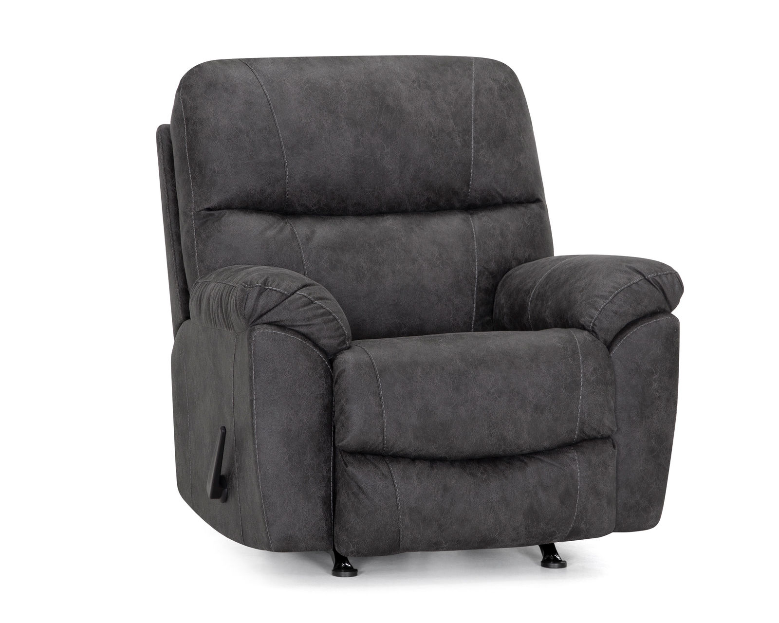 Cabot 707 Reclining Sofa (87") leather like fabric - Take an Extra 25% Off this Rocker Reclineerin Color Charcoal