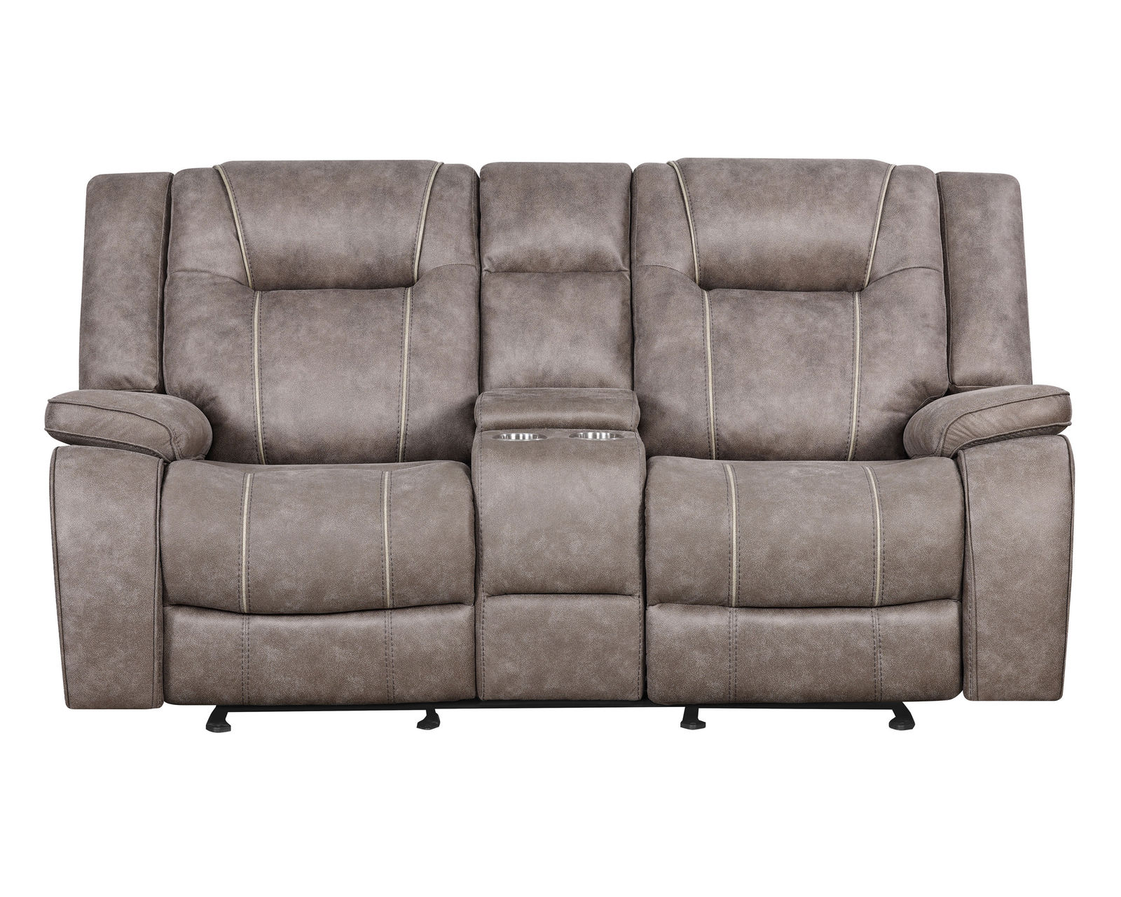 Blake Reclining Sectional (Performance fabric) In stock - Fast shipping - Matching reclining sofa and console loveseat also available