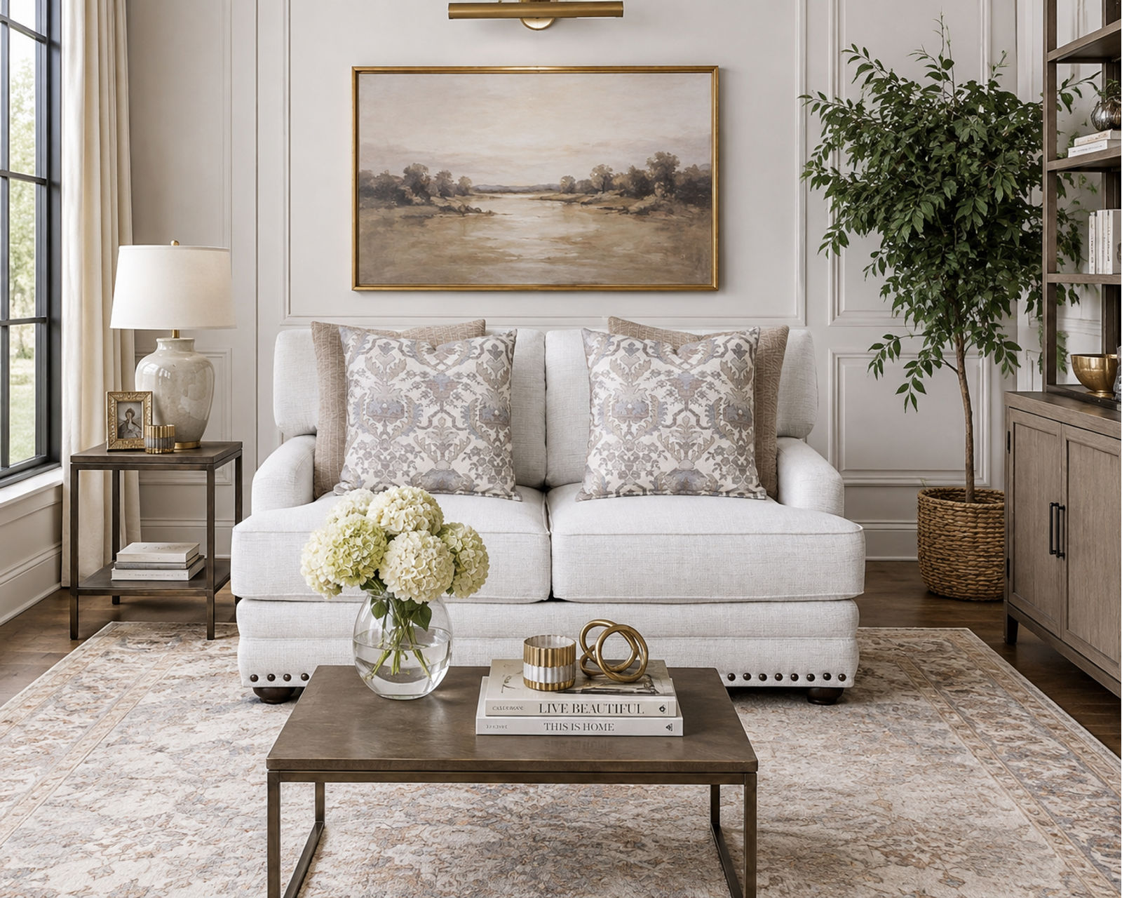 Quinn 99" Wide Sofa (Performance Fabric. Beautiful Comfort. Made for Real Life) - 100% Solution Dyed High Performance Fabric (best quality)