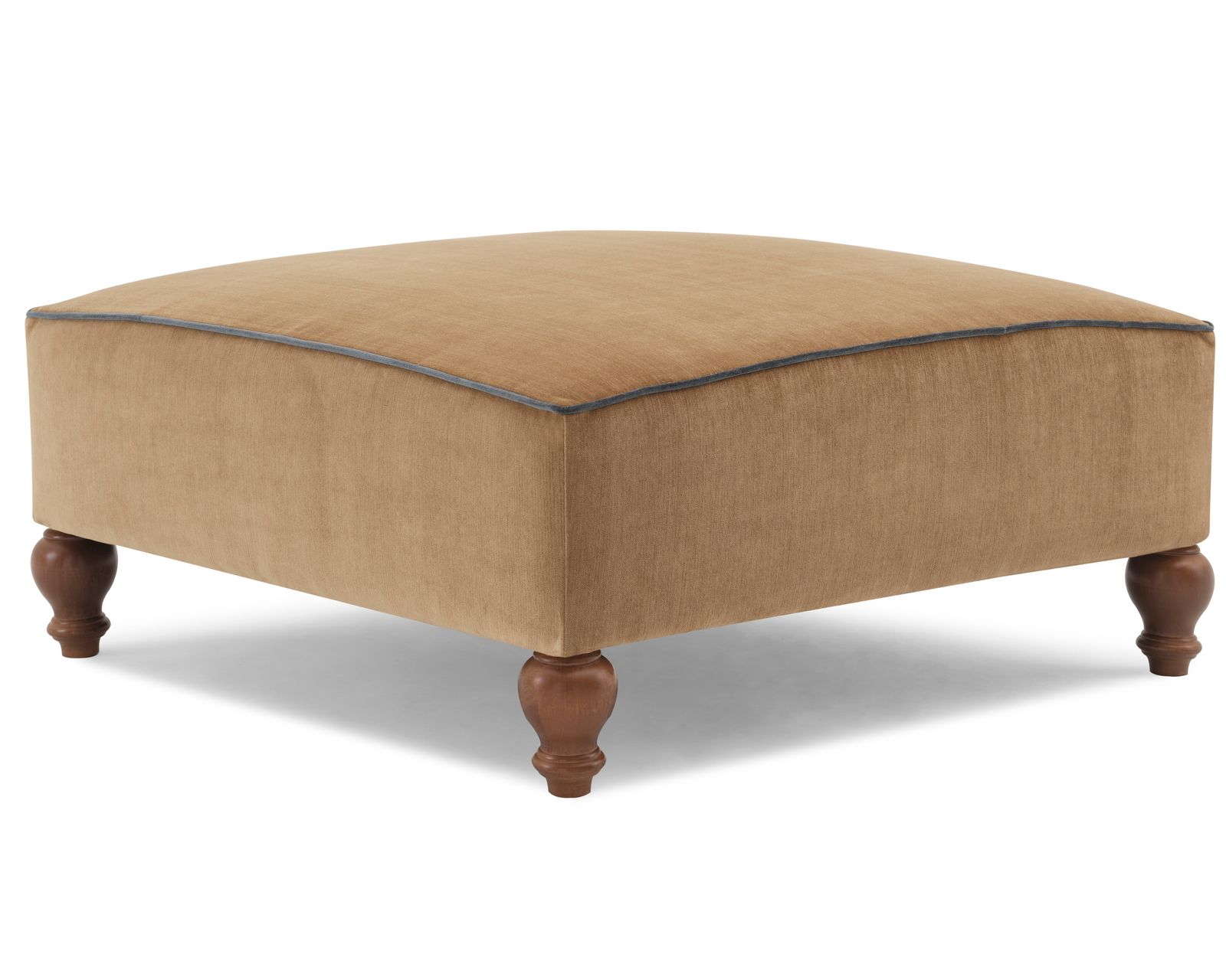 Erin & Ben Renelle Square Cocktail Ottoman 38"  (+50 fabrics) - Renelle 38" Square Cocktail Ottoman