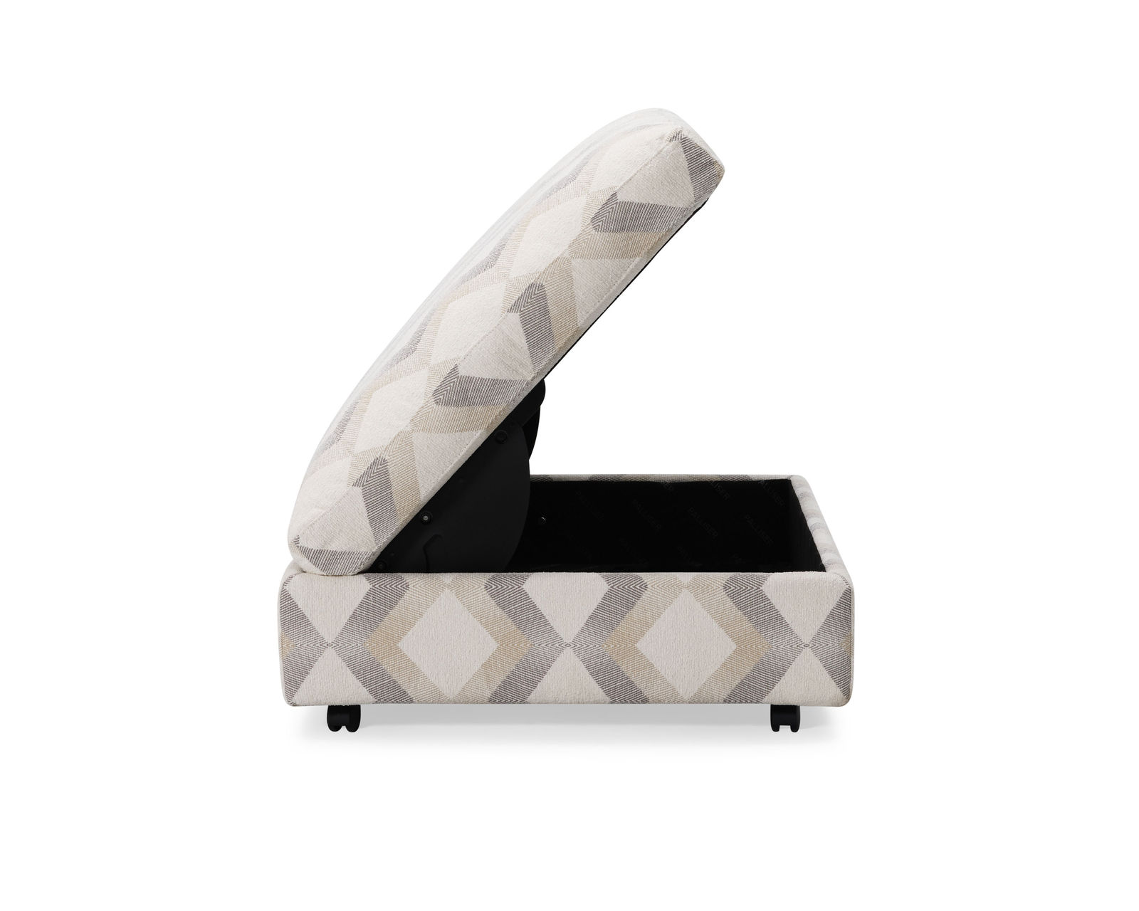 Madison 77651 Track Arm Sectional (+60 fabrics) - Madison Storage Ottoman
