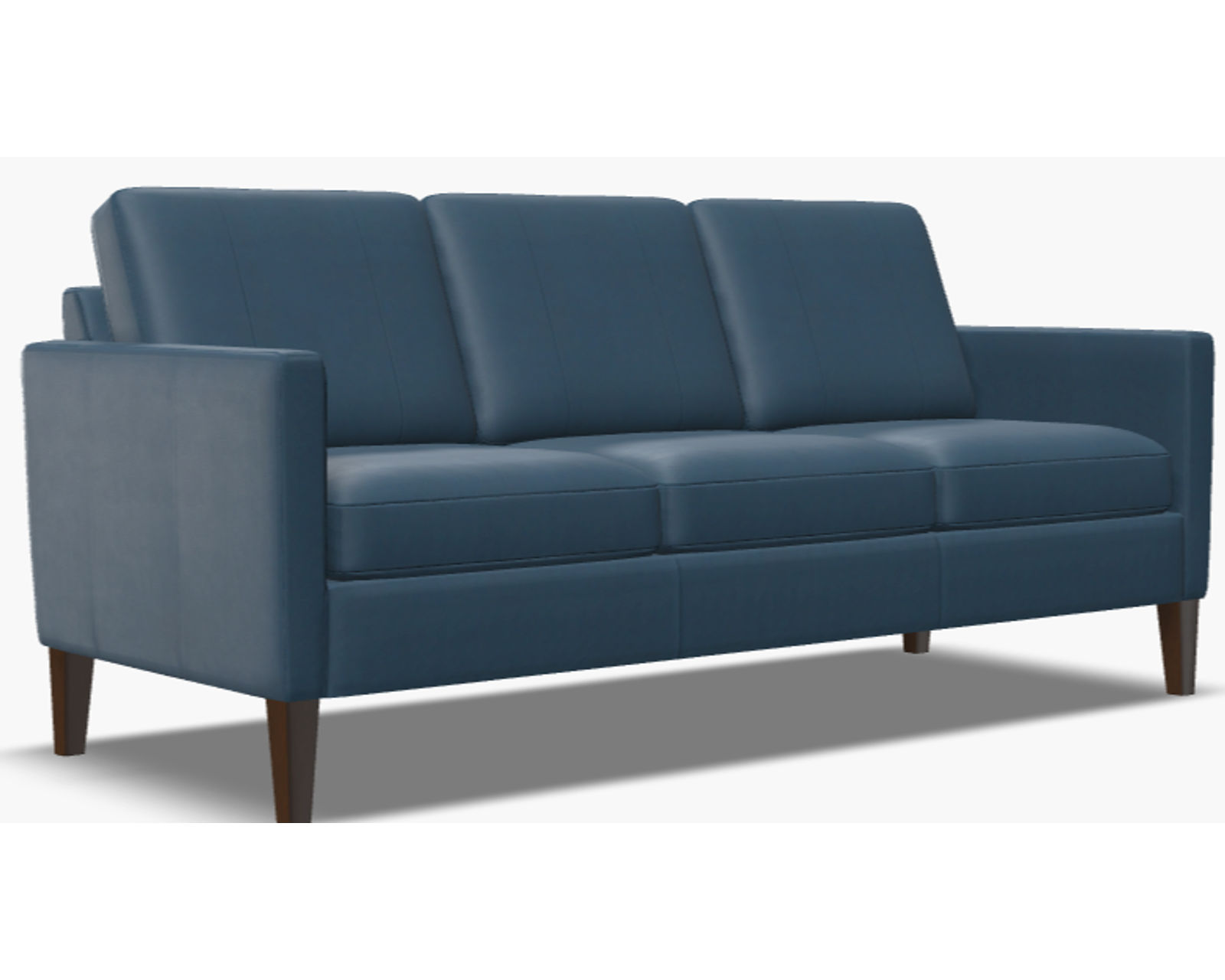Soren 77171 Track Arm Sofa (83") +100 leathers - Soren 83" Sofa (three cushions)