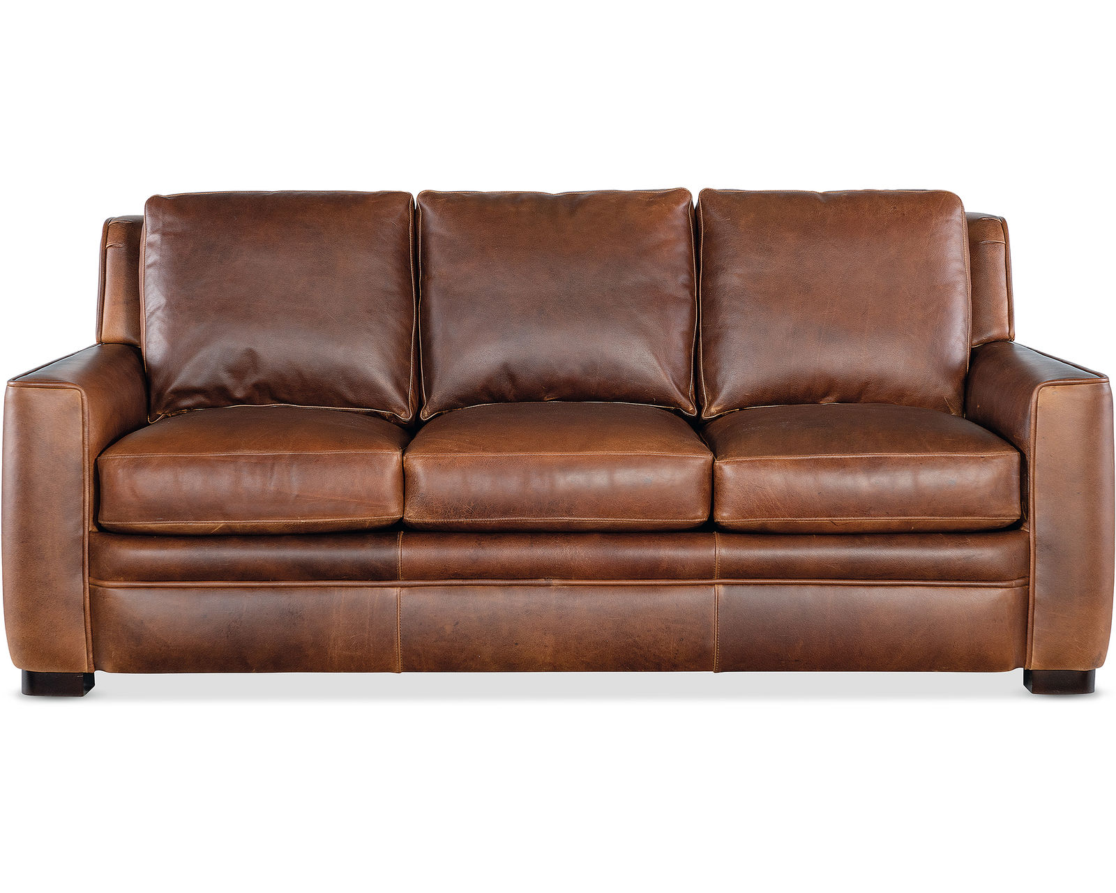 Bradington Young Beckham Sofa (12 leathers) 8-Way Hand Tie - Beckham Stationary Sofa 8-Way Hand Tie