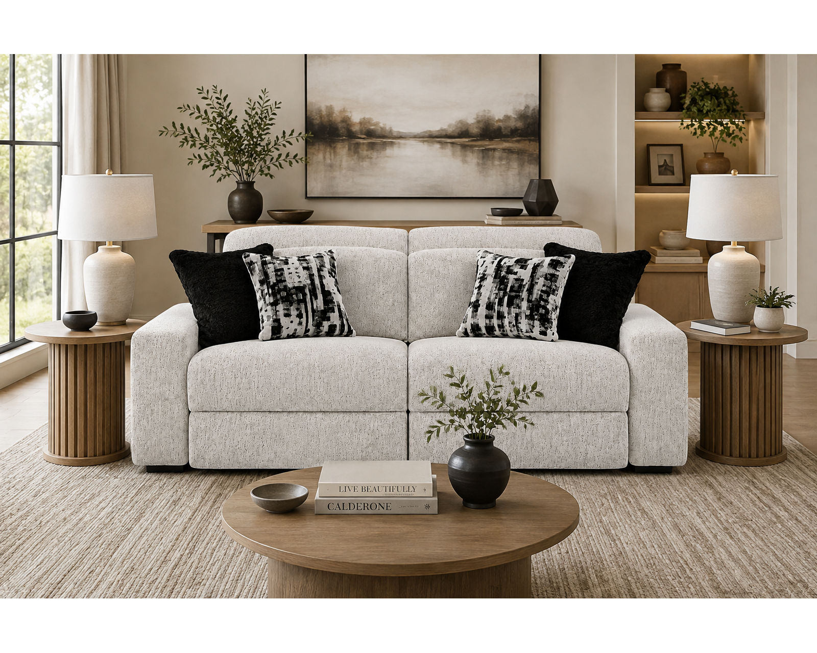 Darby 93" Wide Seat Power Reclining Sofa with Power Euro Headrests (2 colors) - From Movie Night to Every Night—Comfort Lives Here.