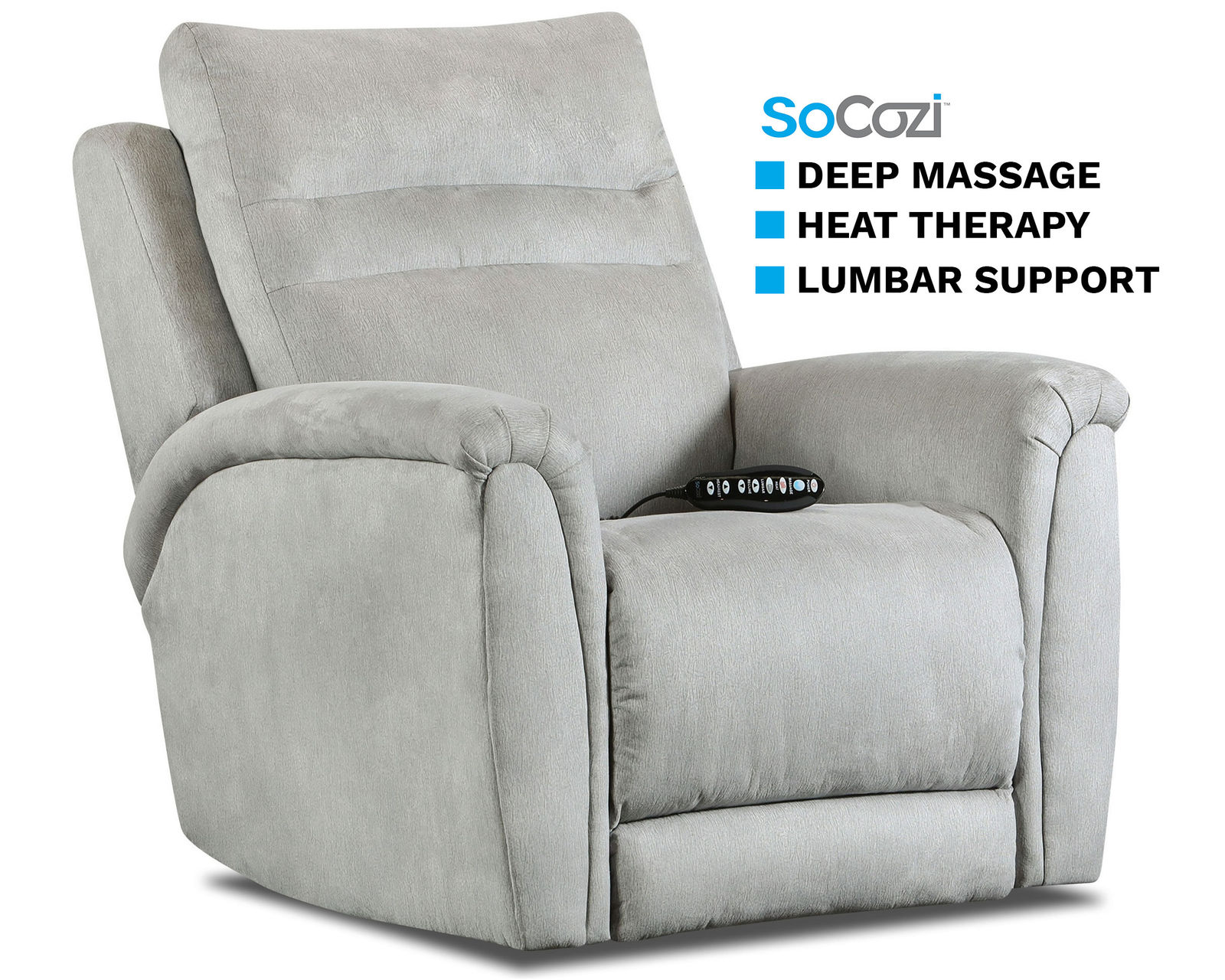 Monroe 1024 Dual Power Recliner with SoCozi™ Heat & Massage