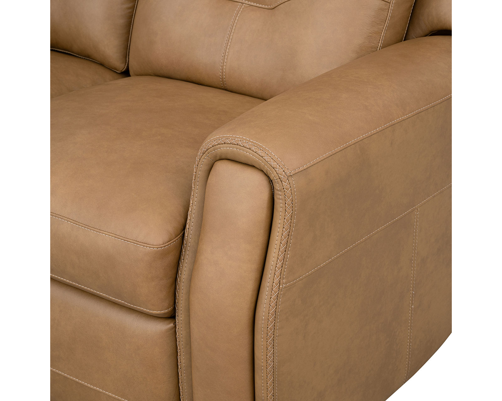 Felix 1536 Leather Zero Gravity Triple Power Reclining Console Loveseat with Heat and Massage (2 colors) in stock - Hidden metal cupholders in the arms