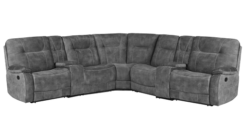 Layout D: Seven Piece Reclining Sectional 131.5" x 131.5"