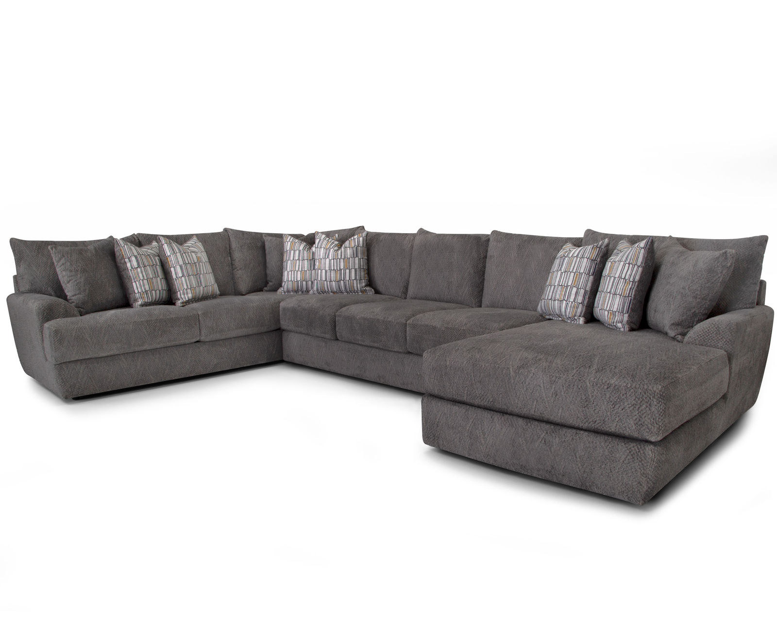 Bennett 945 Stationary Chaise Sectional (Includes Pillows)