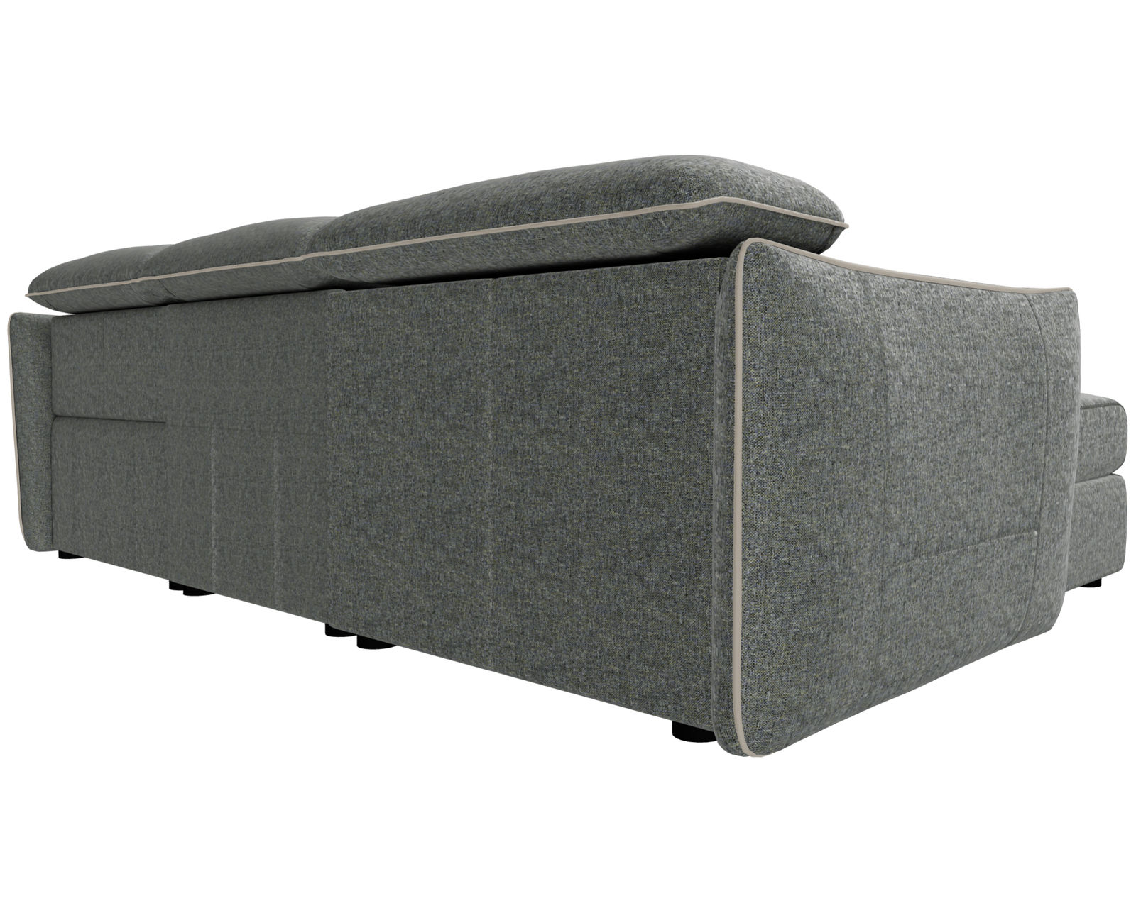 Meraviglia 108" Storage Chaise Sofa (+50 fabrics) - Layout B: Meraviglia 108" Storage Chaise Sofa. 67" x 108" 