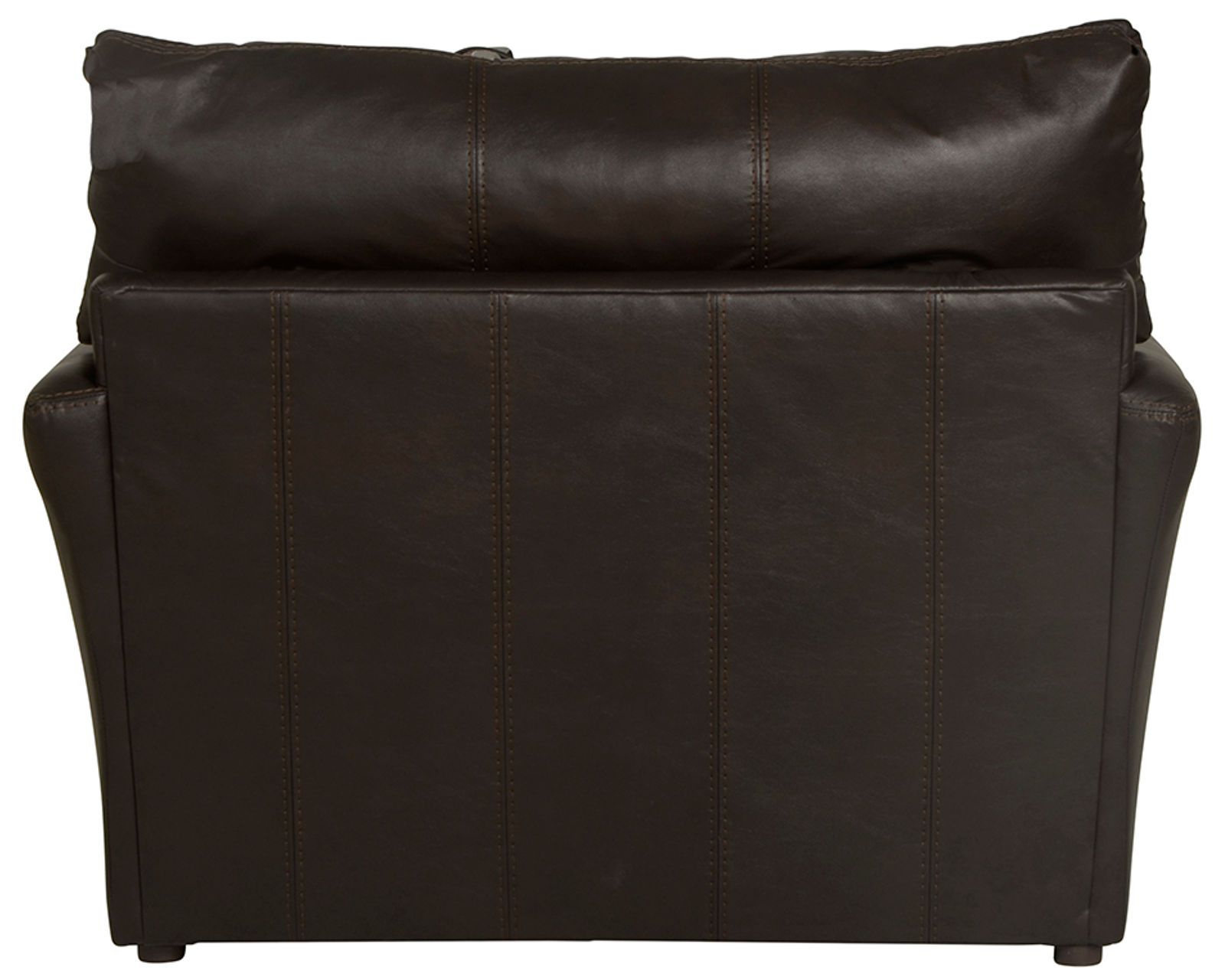 Prato Top Grain Leather Touch 85" Sofa (2 colors) includes pillows