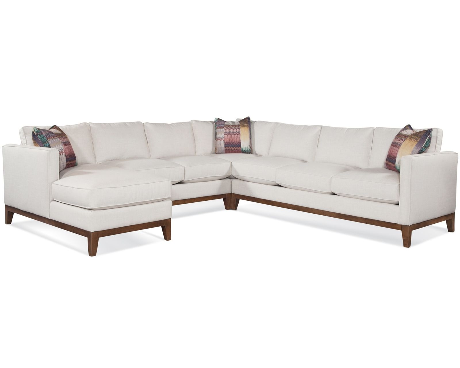 Nolan Four Piece Chaise Sectional (+69 fabrics)