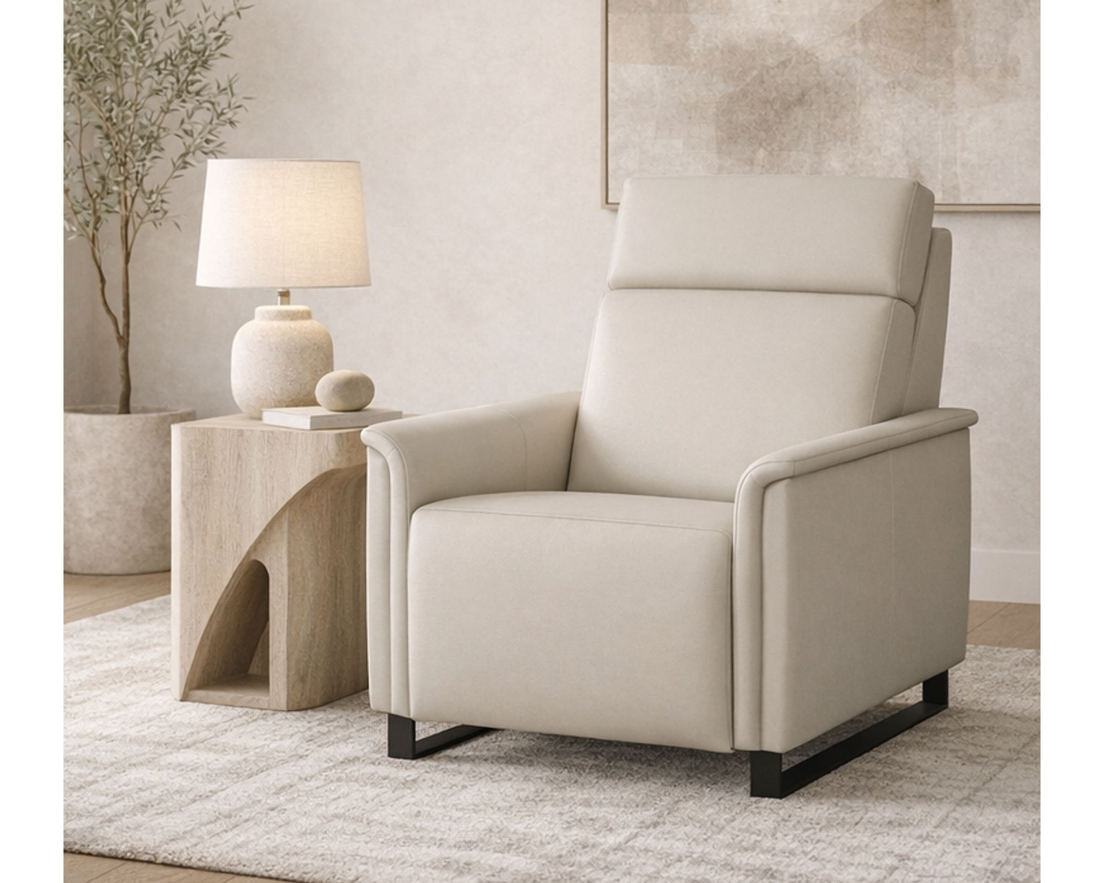 Felix Dual Power Reclining Sofa — Available in Standard & Wide Cushions, 140+ Leather Options, and 76", 80", or 108" Widths - Experience the Difference Precision Makes