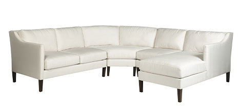 Layout E: Four Piece Sectional. 104" x 102" x 68"