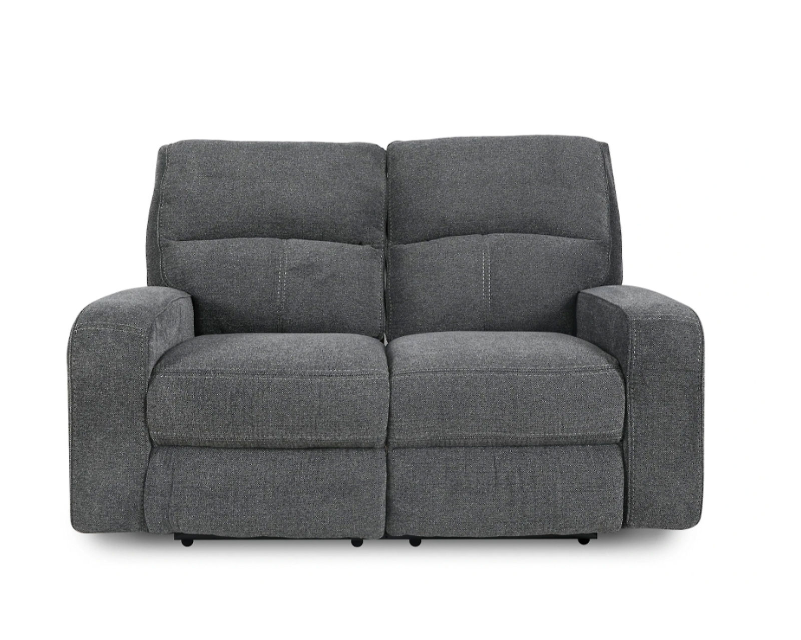 Polaris 84" Power Headrest Power Reclining Sofa Grey (In stock - Fast shipping) - Polaris Grey Power Headrest Power Reclining Loveseat