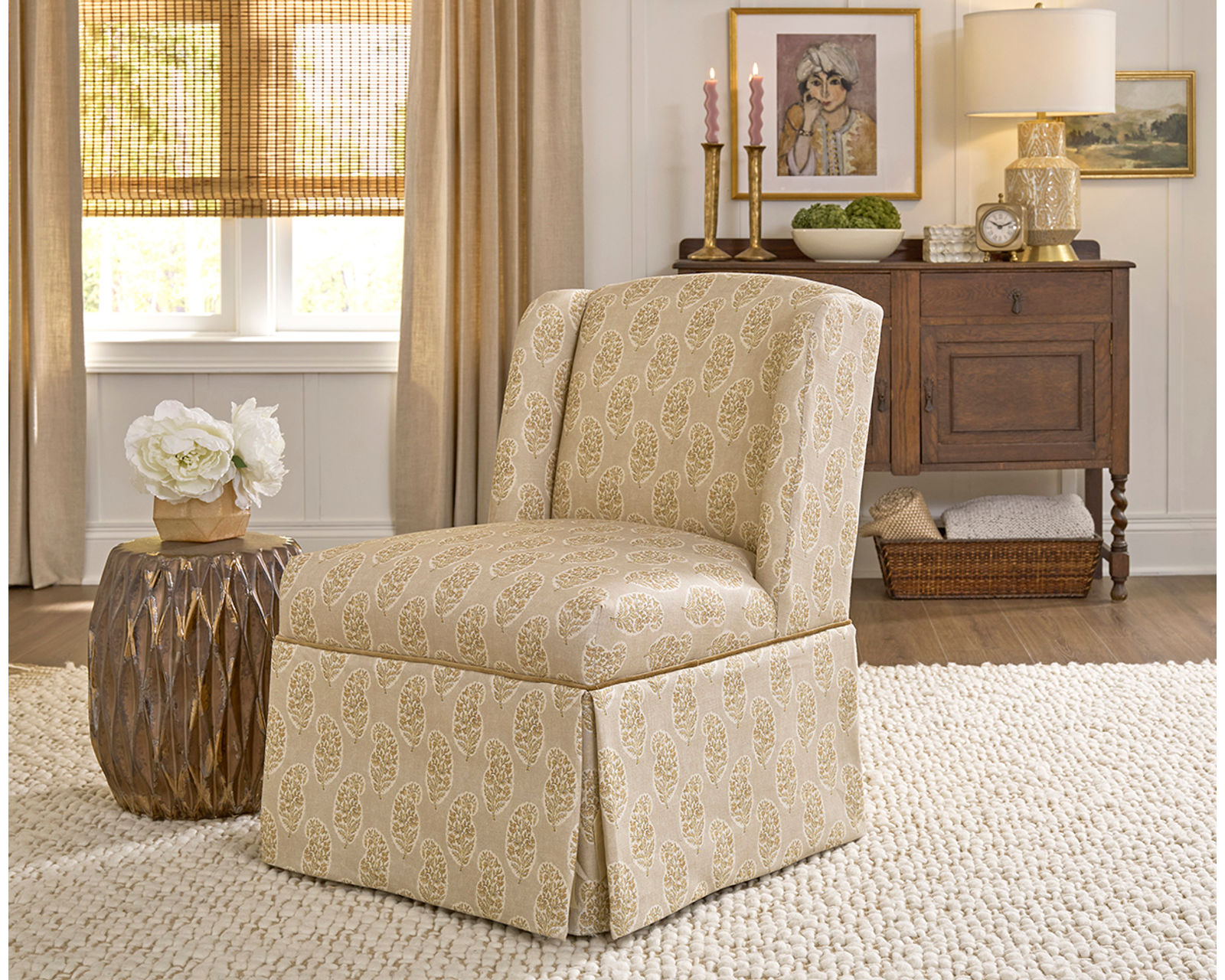 Erin & Ben™ Clarabelle Armless Accent Chair (+50 exclusive fabrics) - Create a Home That's Uniquely You.