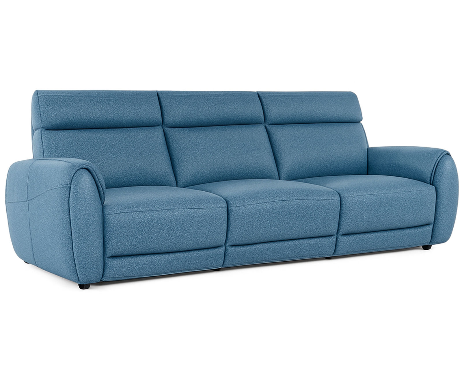 Nuvia C328 Triple Power Reclining Sofa (104") +55 leathers - Layout A: Nuvia 103" Reclining Sofa
