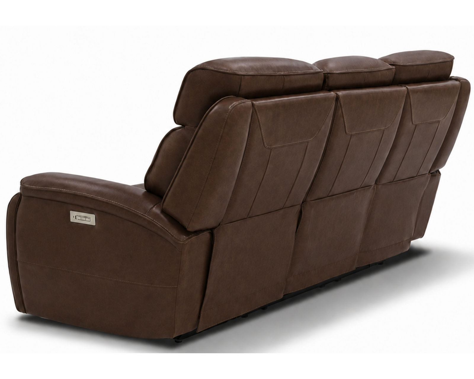 Walker 1580-72 Triple Power Leather Reclining 90" Sofa w/Drop down table(2 colors) - Legendary Support. Exceptional Comfort.