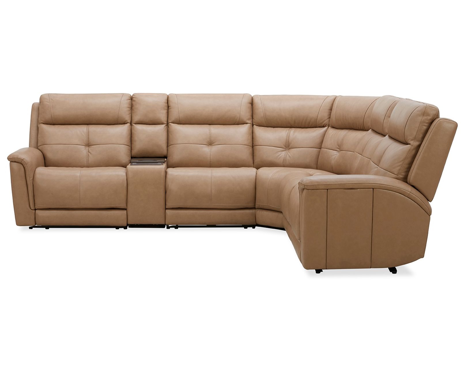 Ranger Zero Gravity Triple Power Reclining Sectional with Heat & Massage (2 colors) in stock - Layout A: Six Piece Sectional 131.5" x 118.5" (2 recliners)
