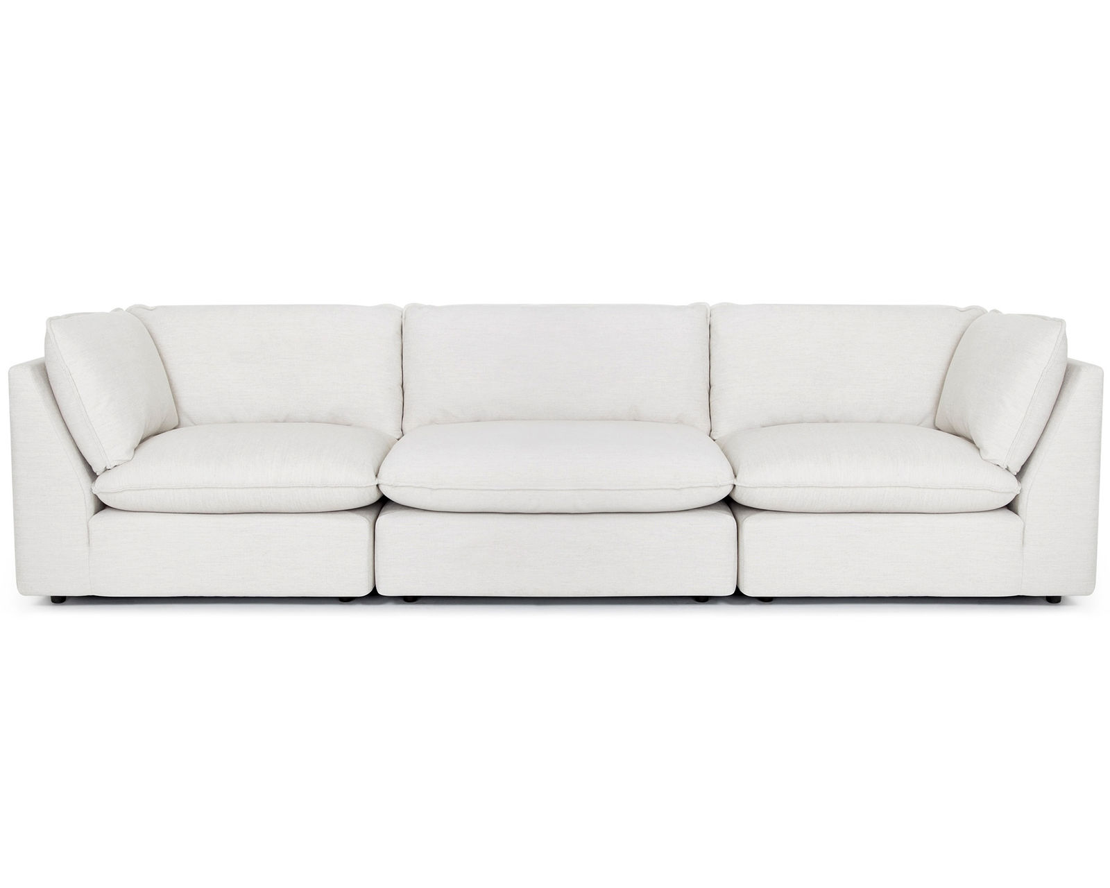 Boston 835 Modular Sectional (Elevated Style, Endless Possibilities) Performance Fabric - Layout A: Three Piece Sectional 40" x 120"