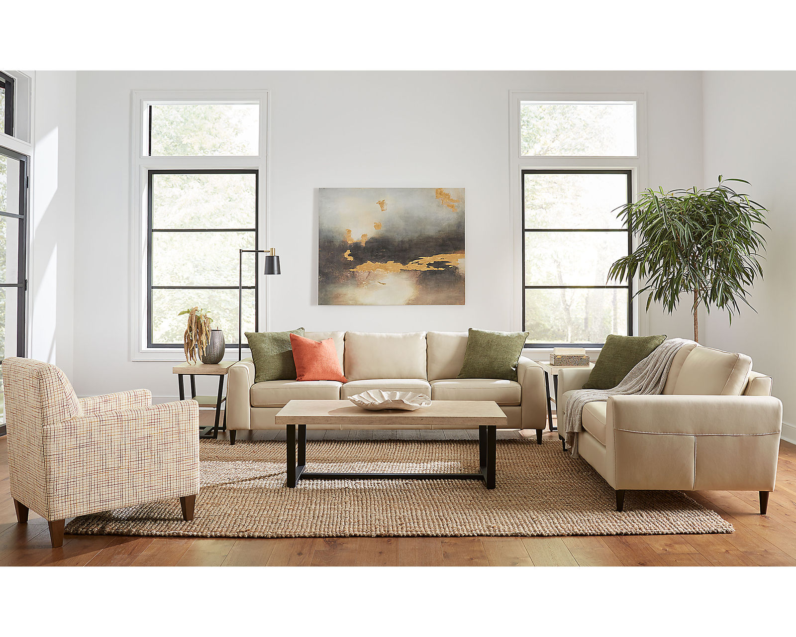 Atticus 77325 Sofa (79" or 94") +100 leathers - But the sofa or enjoy the entire room