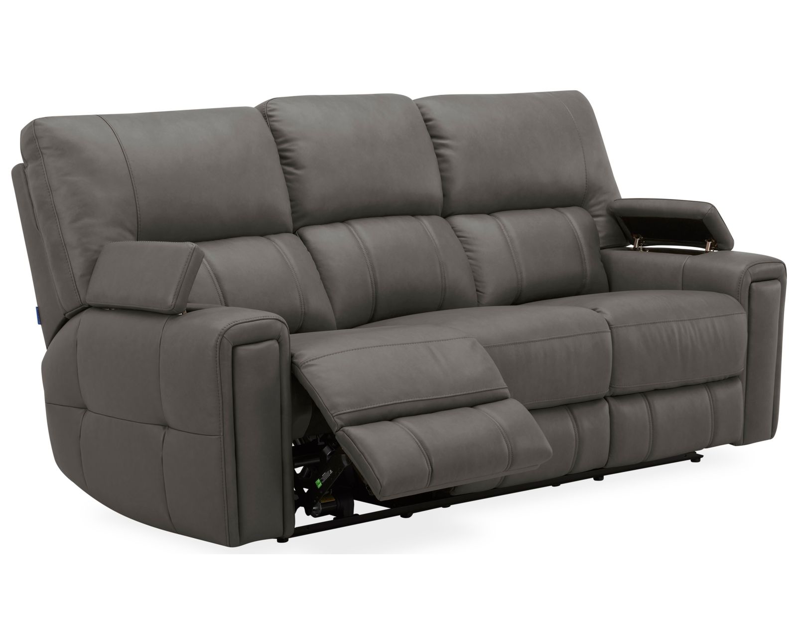 Hudson 463 - Triple Power Zero Gravity Reclining Sofa with Powered Drop Down Table (91") +2 leathers - IN STOCK - Hudson Zero Gravity Triple Power Reclining Sofa with Power Drop Down Table