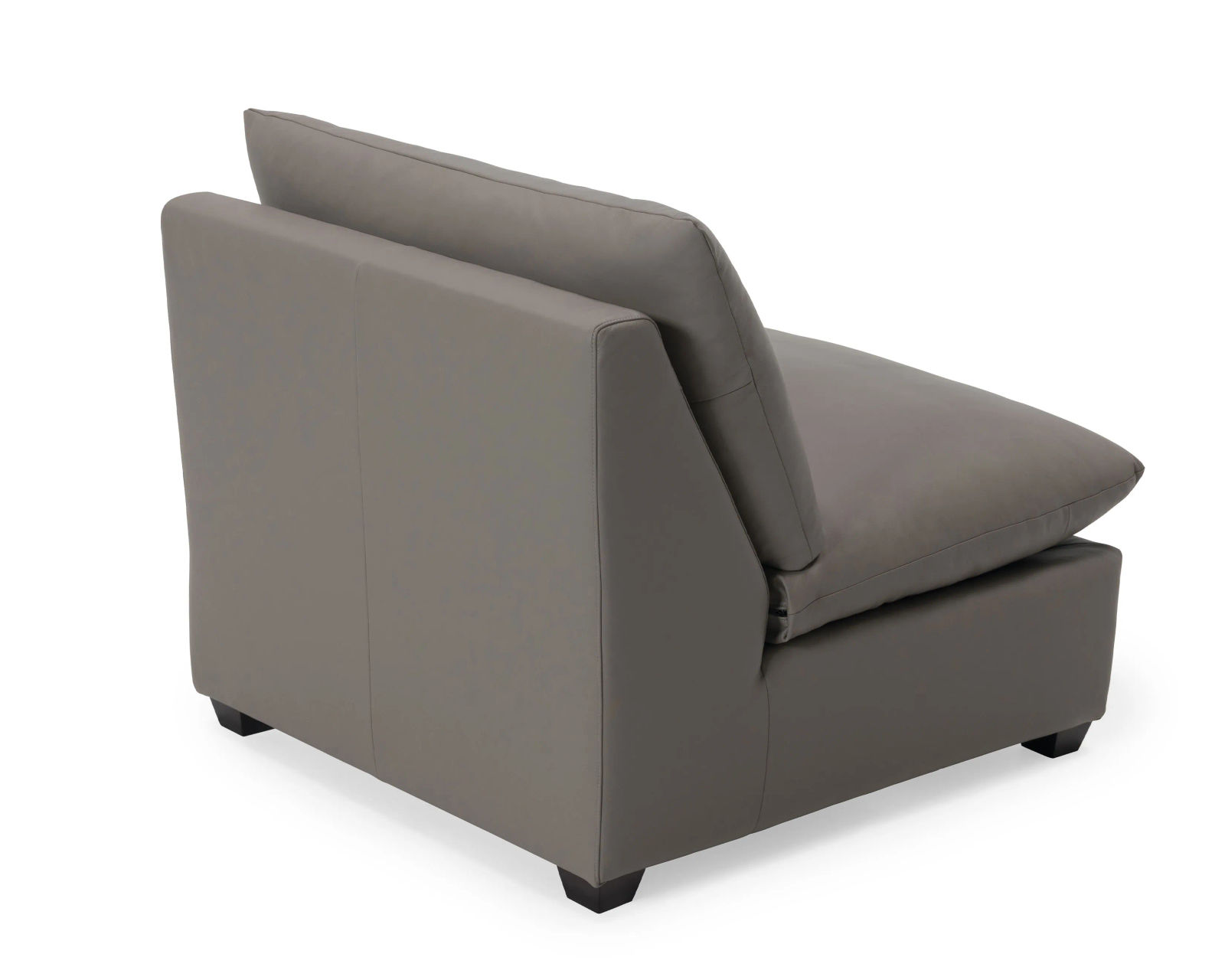 Laguna 77752 Sofa (74", 85" or 105") +100 leathers - Laguna Armless Chair (finished all sides)