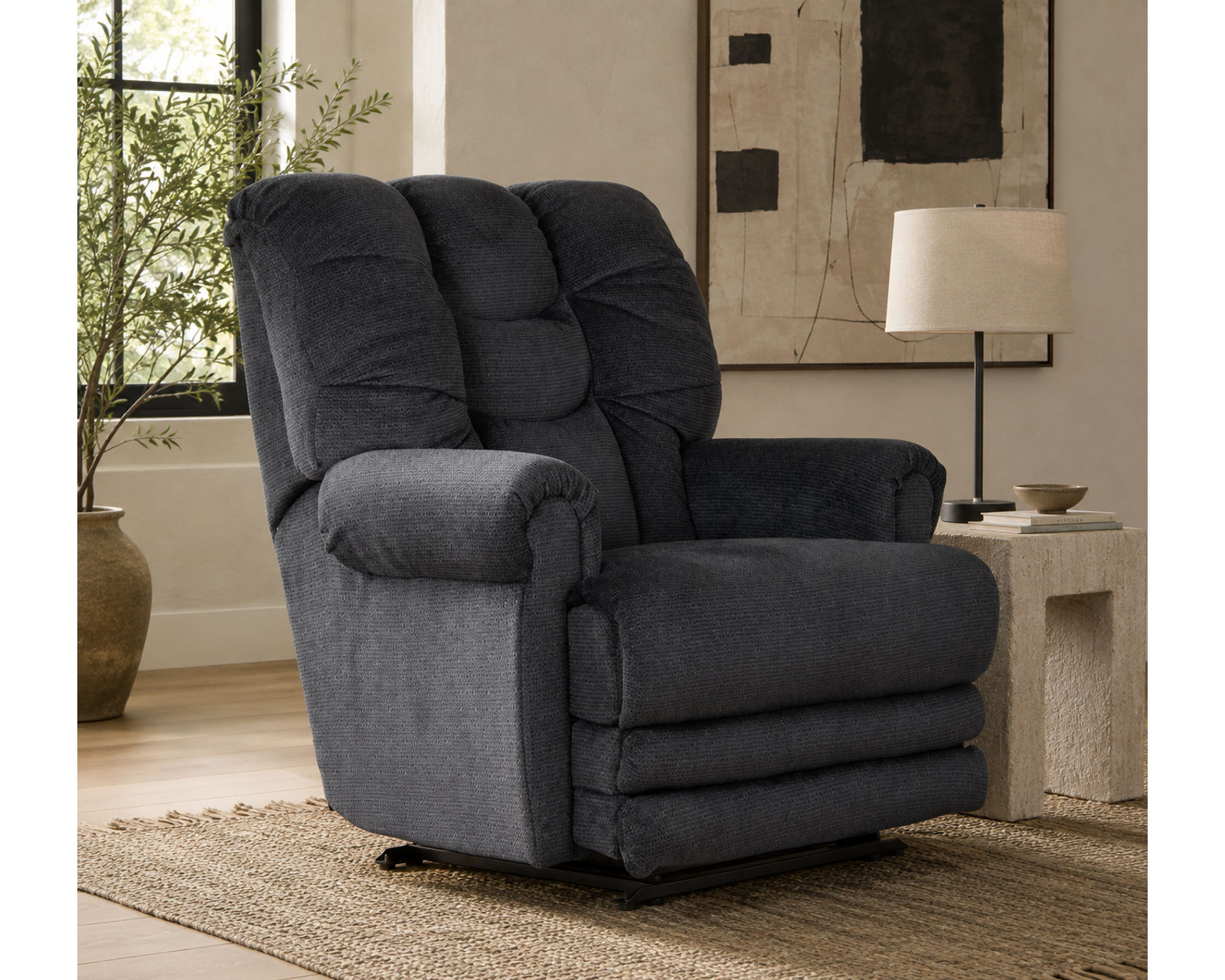 Malone Big Man's Lay Flat Power Recliner Big & Tall Strength. Lay-Flat Comfort (3 colors) - Where Comfort Comes Home.
