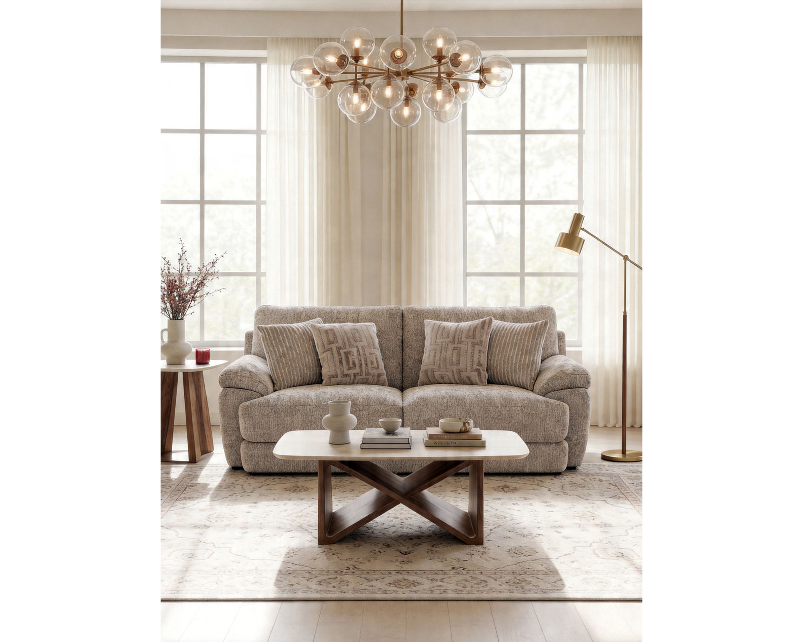Jaden 93" Sofa (includes pillows) 2 colors - Made for Living. Made in America.