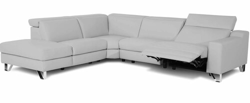 Layout L: Four Piece Reclining Sectional 109" x 123"(1 Recliner)