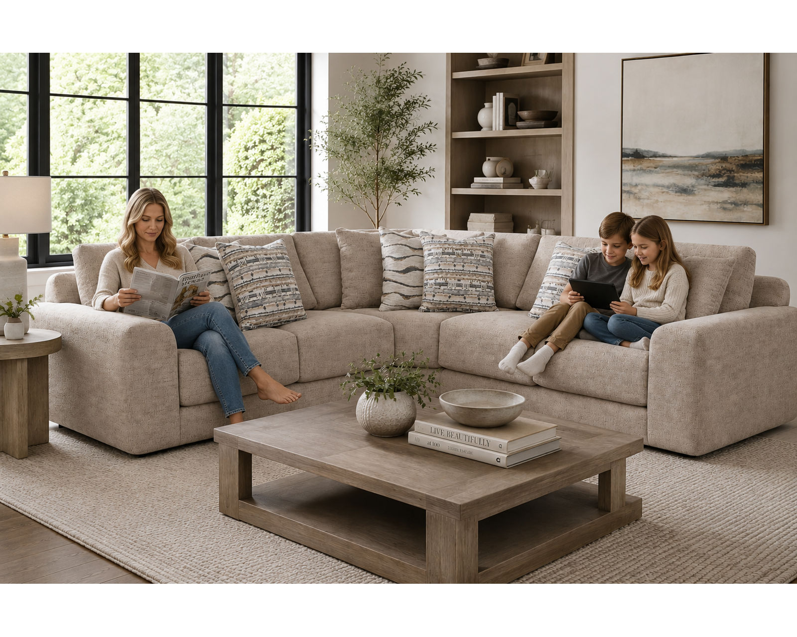 Havana 830 Modular Sectional (Modern Comfort Flexible Design) - Professionally Curated Rooms. Affordable Luxury for Every Home.