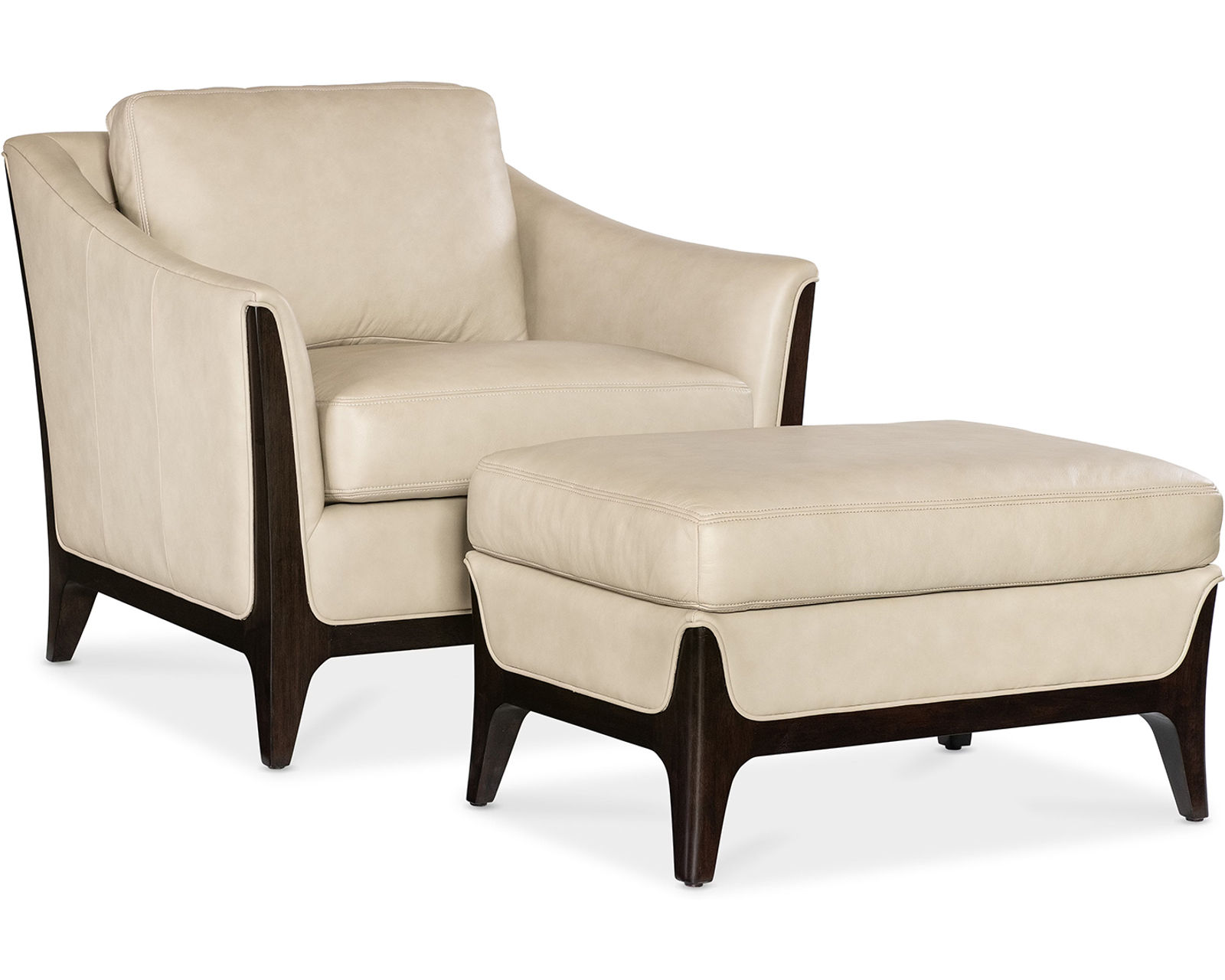 Sophia 85" Stationary Leather Sofa (In stock)