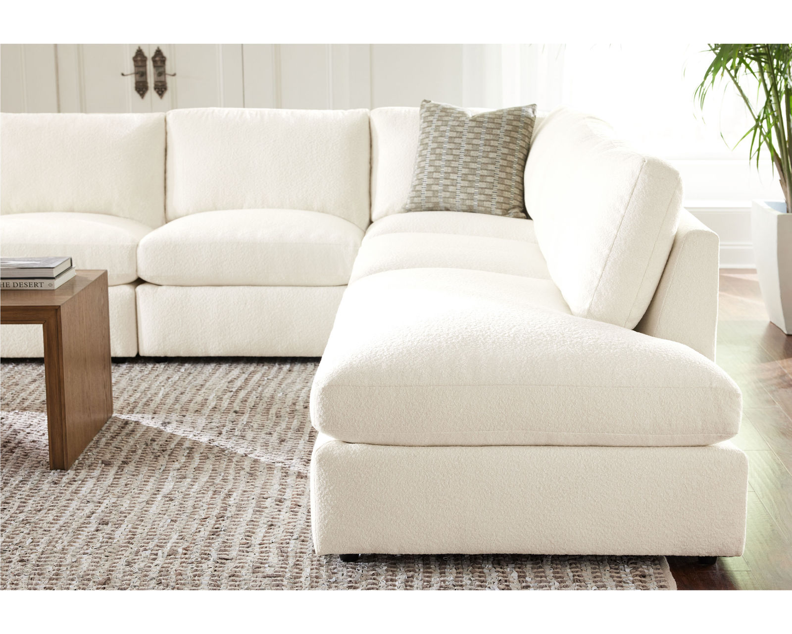Sky 5511 Sectional (hypoallergenic down-like cushion) +100 fabrics - Detail Sky RAF Open End