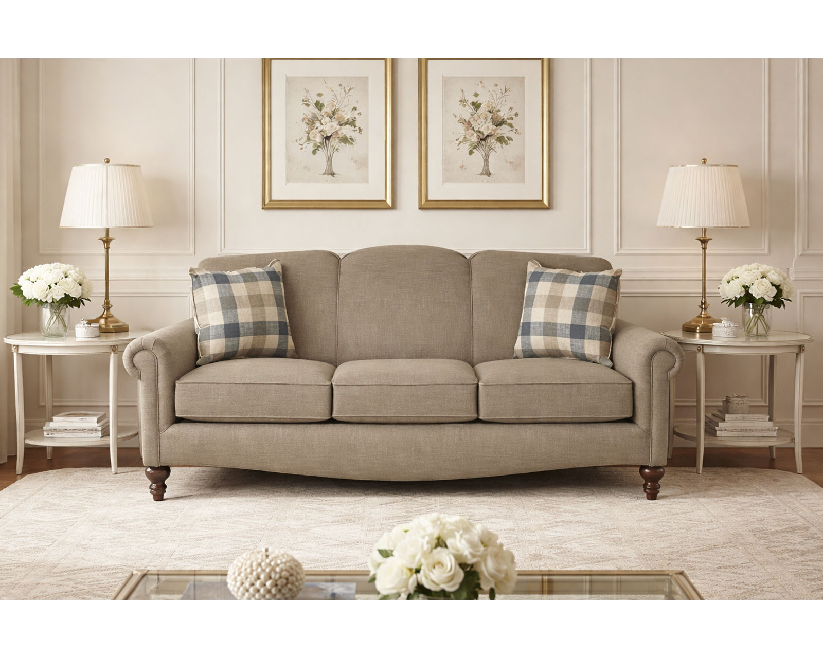 Eliza 79" Sofa  (+101 Standard and Performance Fabrics) - Eliza 635 Sofa