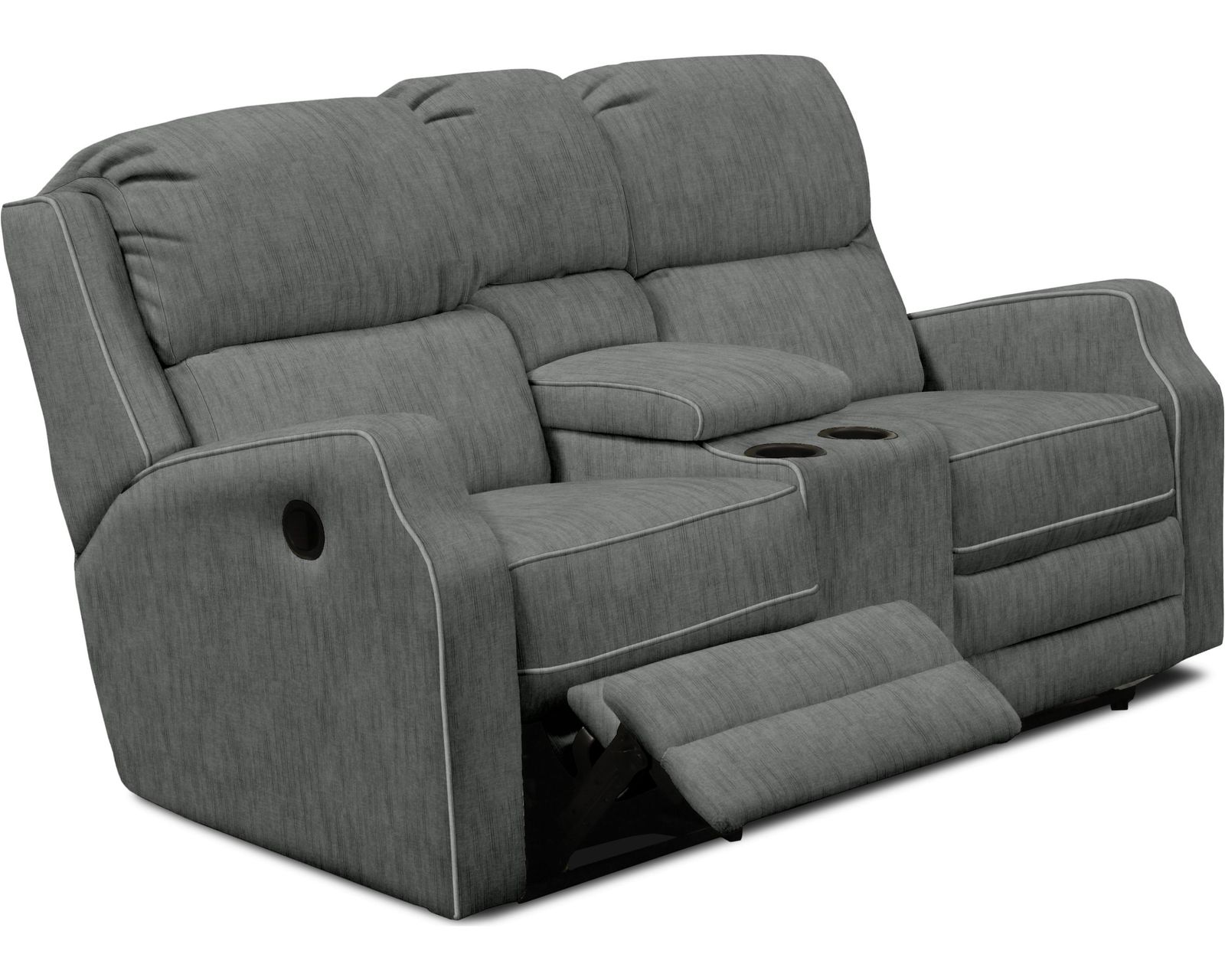 Uptown EZ1A00 Recliner - 3 mechanisms  (+100 Standard and Performance Fabrics) - Uptown 68" Double Reclining Console Loveseat Available