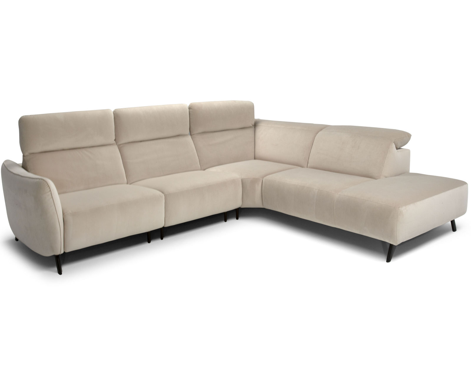 Lima C267 Stationary Sectional (+40 fabrics) - Layout A: Three Piece Sectional 116" x 98"