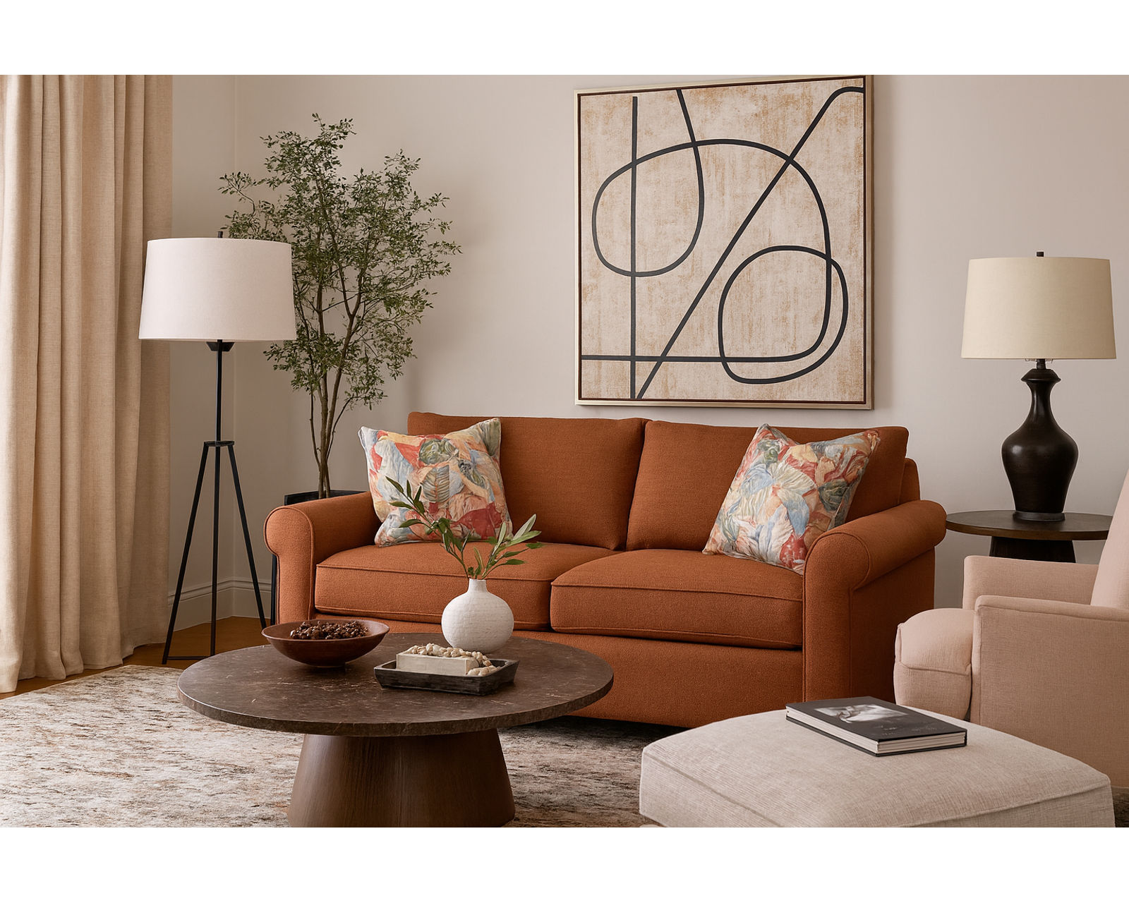 Park Lane 81" Sofa (+69 fabrics) - Park Lane 81" Sofa (Three cushion)